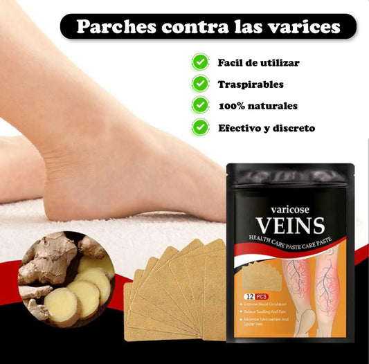 PARCHES NATURALES PARA ELIMINAR VARICES - SANAVITA™